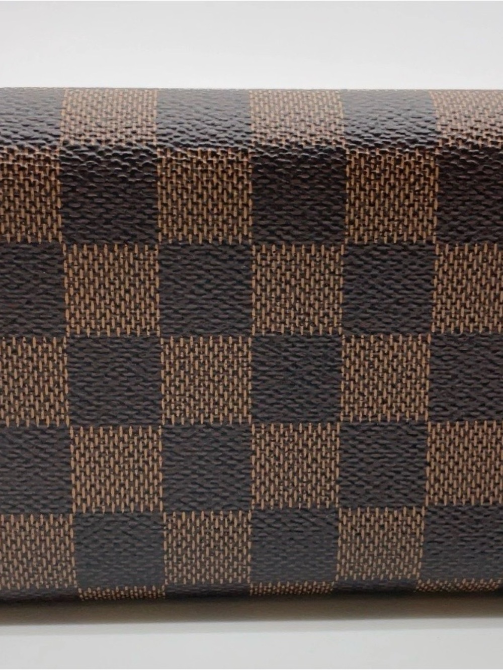 Louis Vuitton Damier Ebene Checkerboard Wallet - Brown